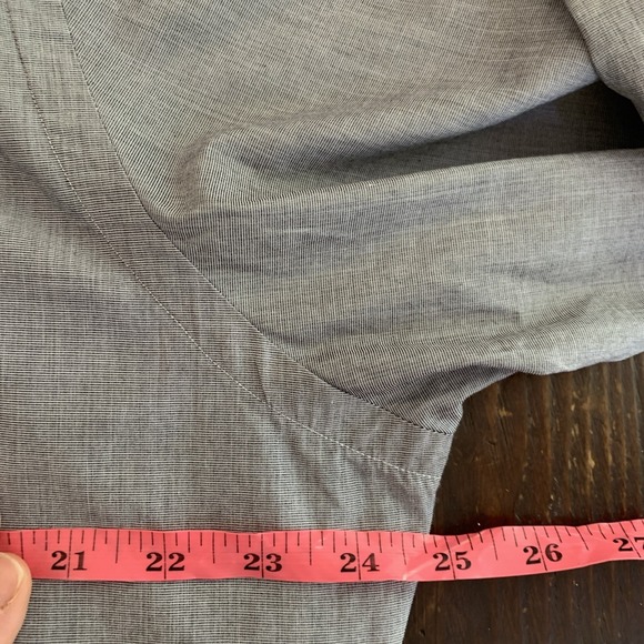 Polo Ralph Lauren Slim Fit Men's Gray Dress Shirt 17.5 34/35 - Picture 6 of 7